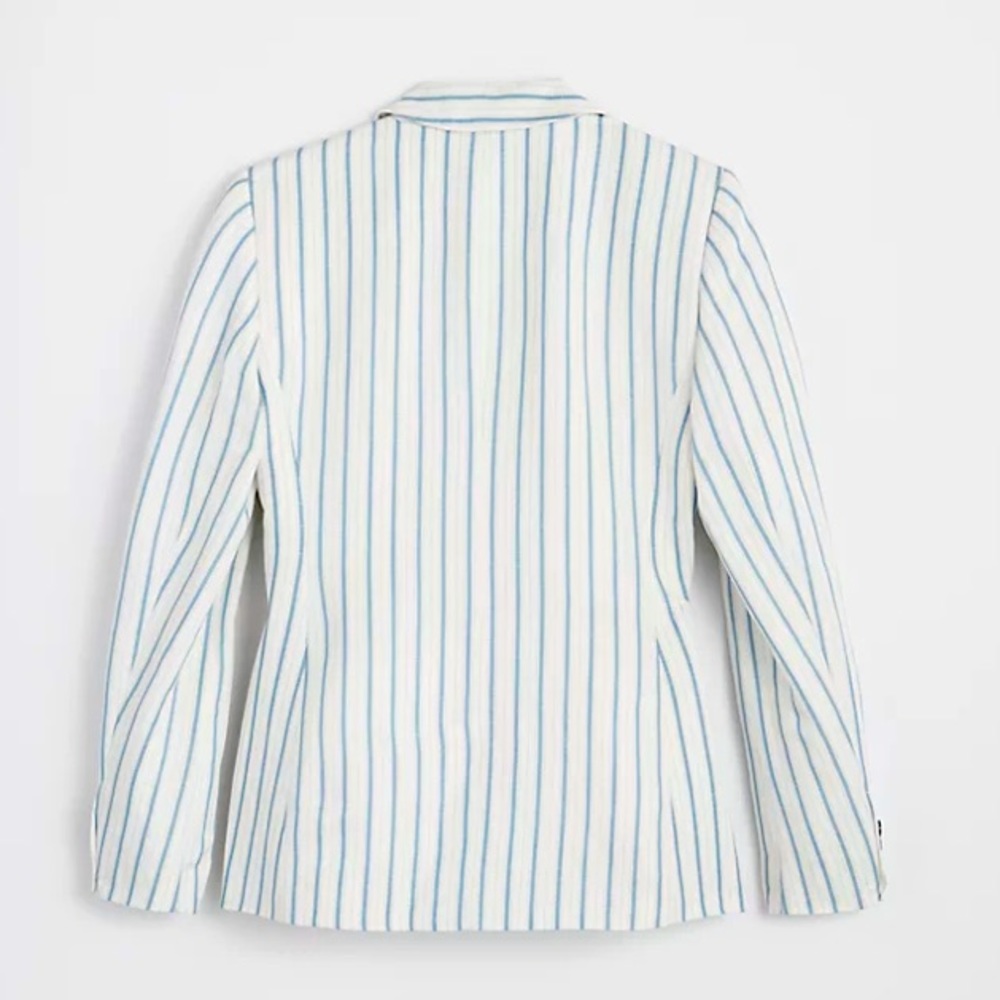 💕3 for $30💕 BNWT Loft Petite-PLUS SIZE Striped Modern Blazer - Picture 3 of 6